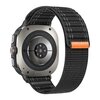Nylon Wave Armband - Schwarz - Samsung Galaxy Watch Ultra 47mm