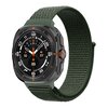Nylon Loop Armband - Armee gr&uuml;n - Samsung Galaxy Watch Ultra 47mm