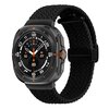 Geflochtenes Armband mit D-Schlie&szlig;e - Schwarz - Samsung Galaxy Watch Ultra 47mm