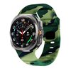 Wave Silikonarmband - Armee gr&uuml;n camouflage - Samsung Galaxy Watch Ultra 47mm