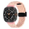 Geflochtenes Armband mit D-Schlie&szlig;e - Hellrosa - Samsung Galaxy Watch Ultra 47mm