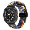 Geflochtenes Armband mit D-Schlie&szlig;e - Multicolor dunkel - Samsung Galaxy Watch Ultra 47mm