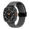 Geflochtenes Armband mit D-Schlie&szlig;e - Grau - Samsung Galaxy Watch Ultra 47mm