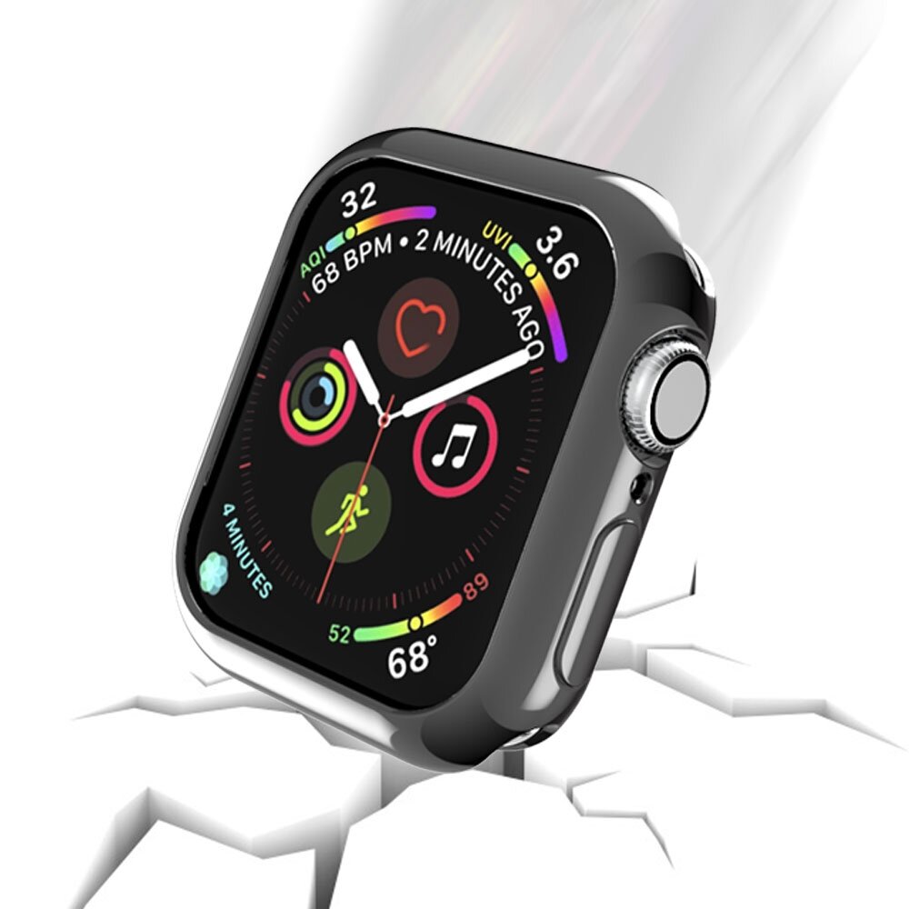 Silikonh&uuml;lle 44mm - Schwarz - Geeignet f&uuml;r Apple Watch 44mm