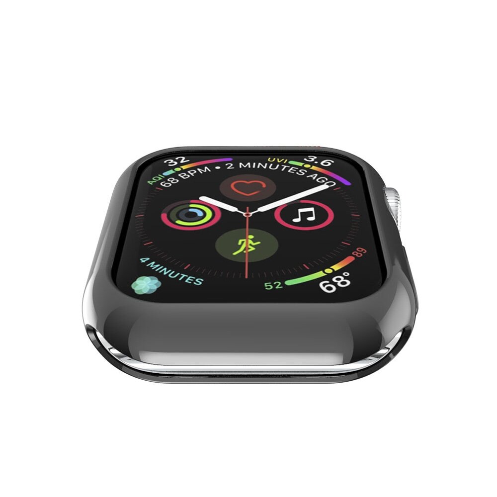 Silikonh&uuml;lle 44mm - Schwarz - Geeignet f&uuml;r Apple Watch 44mm