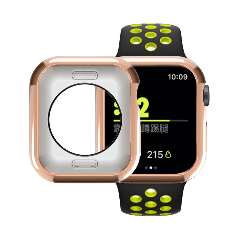 Silikonh&uuml;lle 44mm - Ros&eacute;gold - Geeignet f&uuml;r Apple Watch 44mm