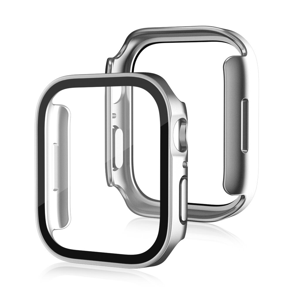 Hartschalengeh&auml;use 45mm - Silber - Geeignet f&uuml;r Apple Watch 45mm
