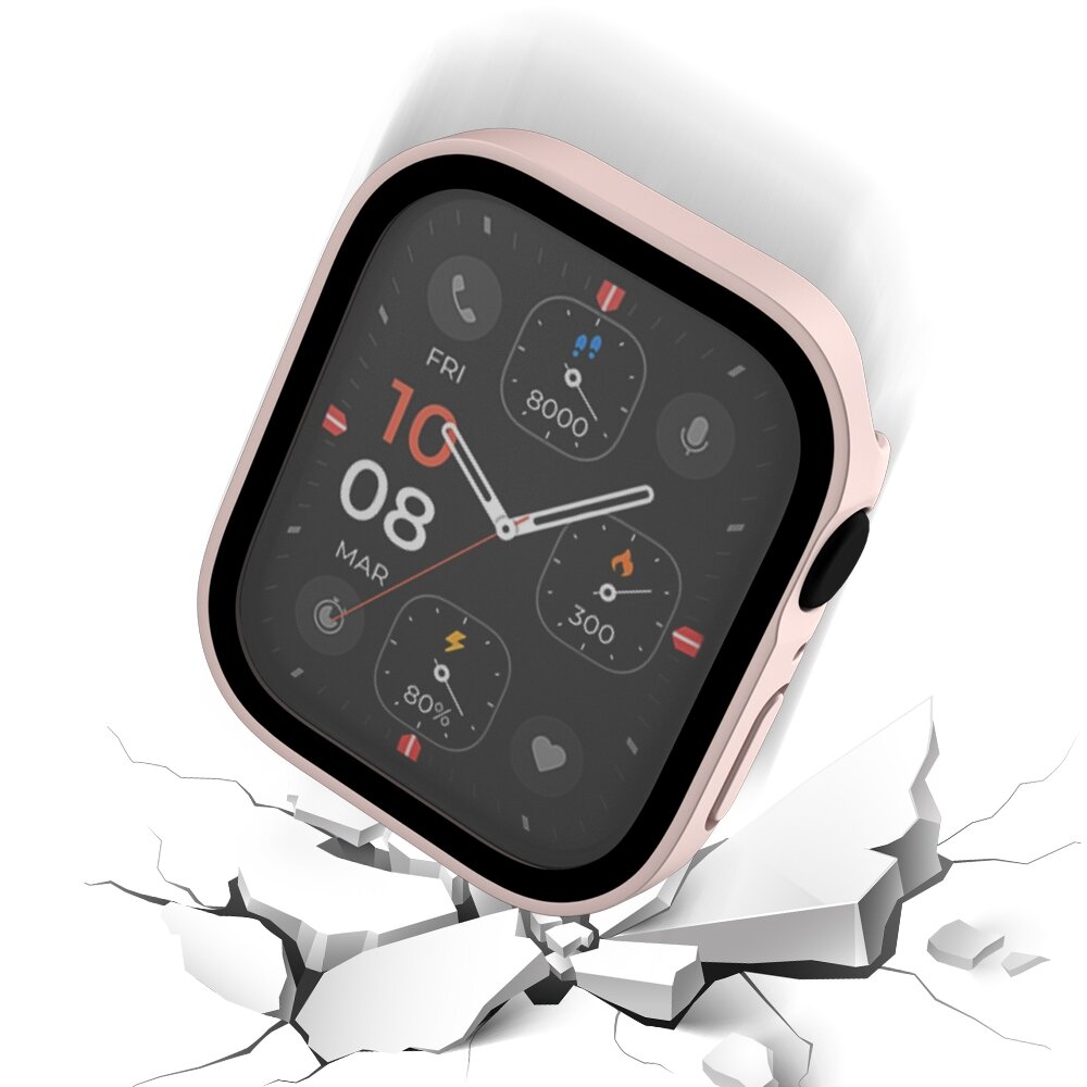 Hartschalengeh&auml;use 45mm - Hellrosa (matt) - Geeignet f&uuml;r Apple Watch 45mm