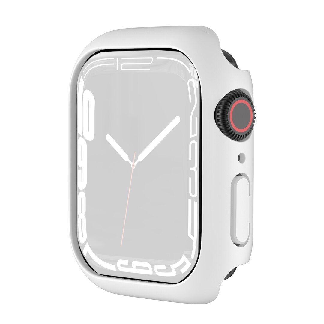 Apple Watch 41mm Hartschalengeh&auml;use (offene Vorderseite) - Wei&szlig; - Geeignet f&uuml;r Apple Watch 41mm