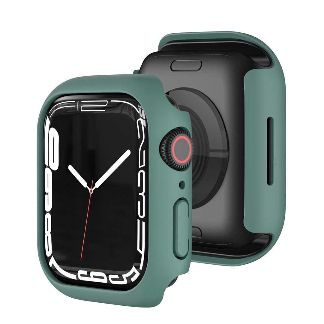 Apple Watch 41mm Hartschalengeh&auml;use (offene Vorderseite) - Gr&uuml;n - Geeignet f&uuml;r Apple Watch 41mm