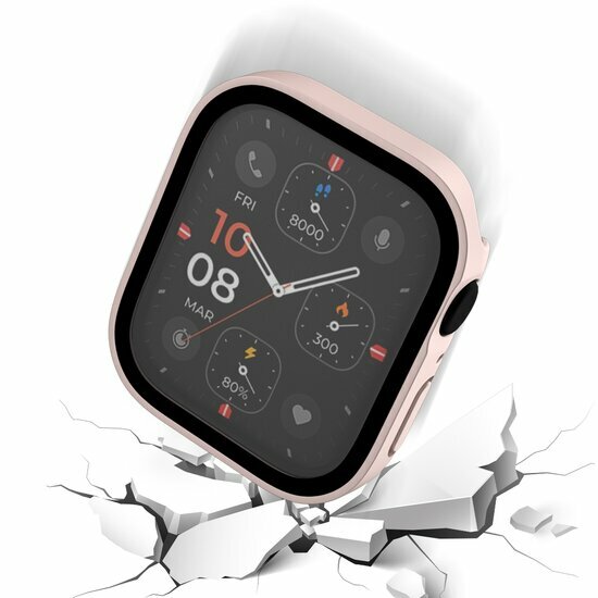 Hartschalengeh&auml;use 41mm - Hellrosa (matt) - Geeignet f&uuml;r Apple Watch 41mm