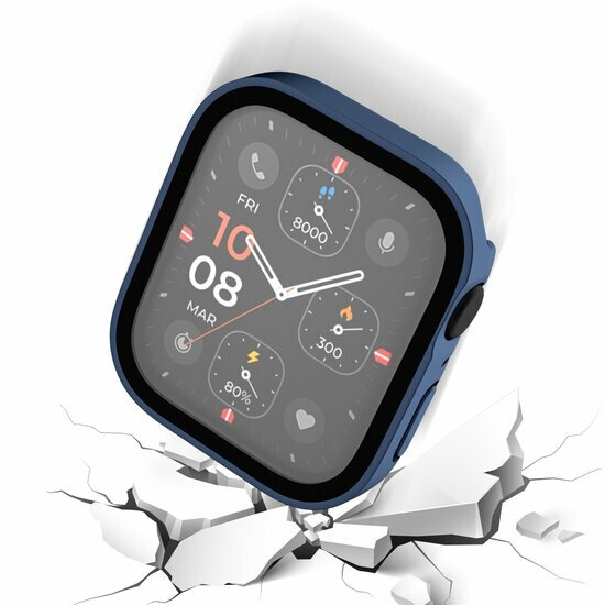Hartschalengeh&auml;use 41mm - Dunkelblau - Geeignet f&uuml;r Apple Watch 41mm