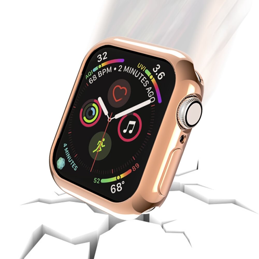 Silikongeh&auml;use 40mm - Ros&eacute;gold - Geeignet f&uuml;r Apple Watch 40mm