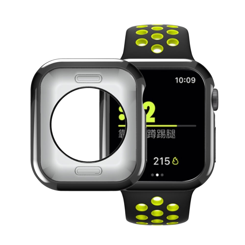 Silikongeh&auml;use 40mm - Schwarz - Geeignet f&uuml;r Apple Watch 40mm