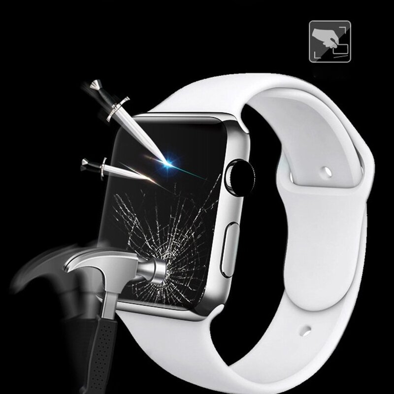 Displayschutzfolie 40mm - Full Cover - Geeignet f&uuml;r Apple Watch 40mm