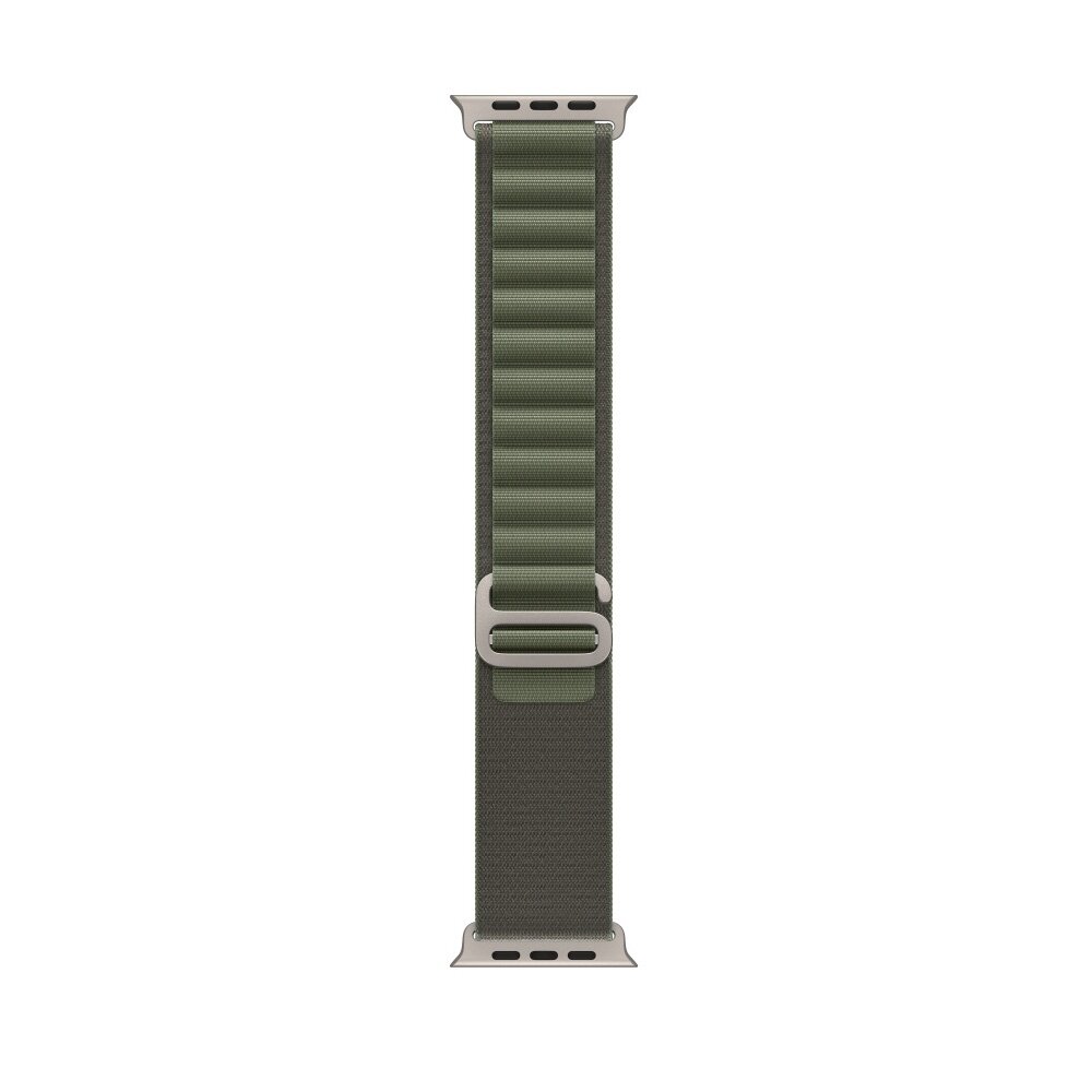 Alpine Loop Armband - Gr&uuml;n - Geeignet f&uuml;r Apple Watch 44mm / 45mm / 46mm / 49mm