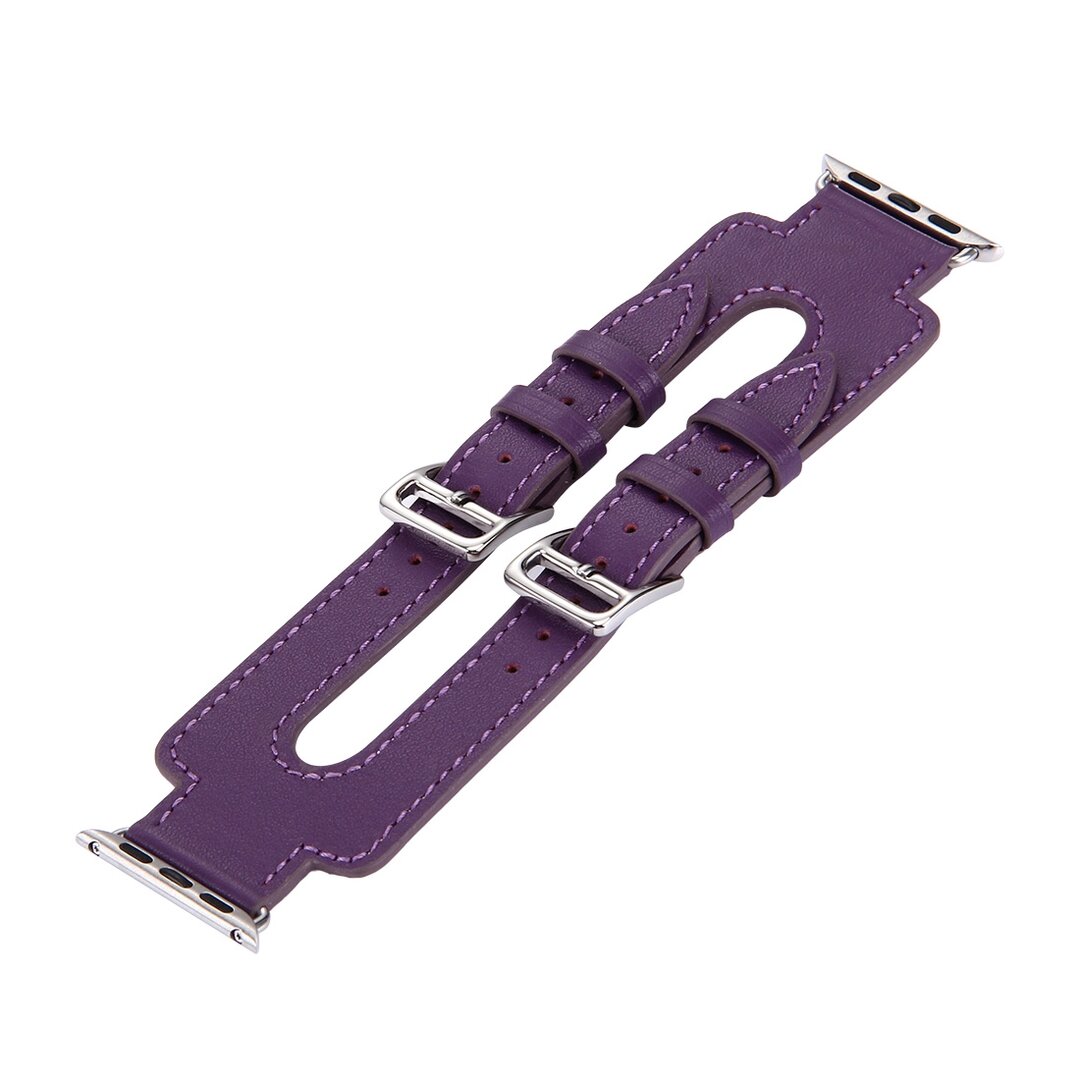 Kakapi Double Buckle Band - Lila - Geeignet f&uuml;r Apple Watch 44mm / 45mm / 46mm / 49mm