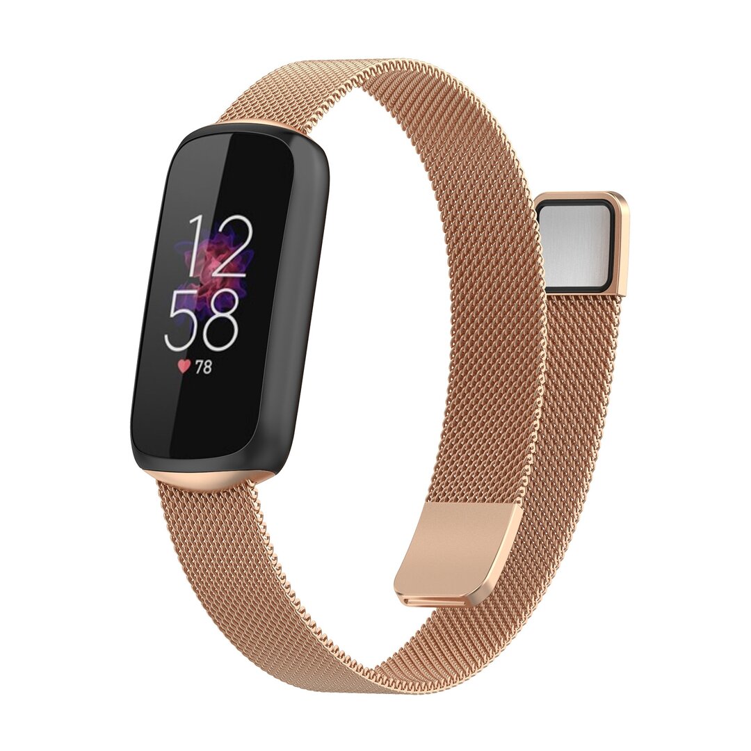 Fitbit Luxe - Milanaise Armband - Champagner Gold