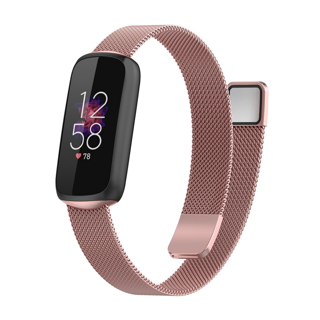 Fitbit Luxe - Milanaise-Armband - Ros&eacute;gold