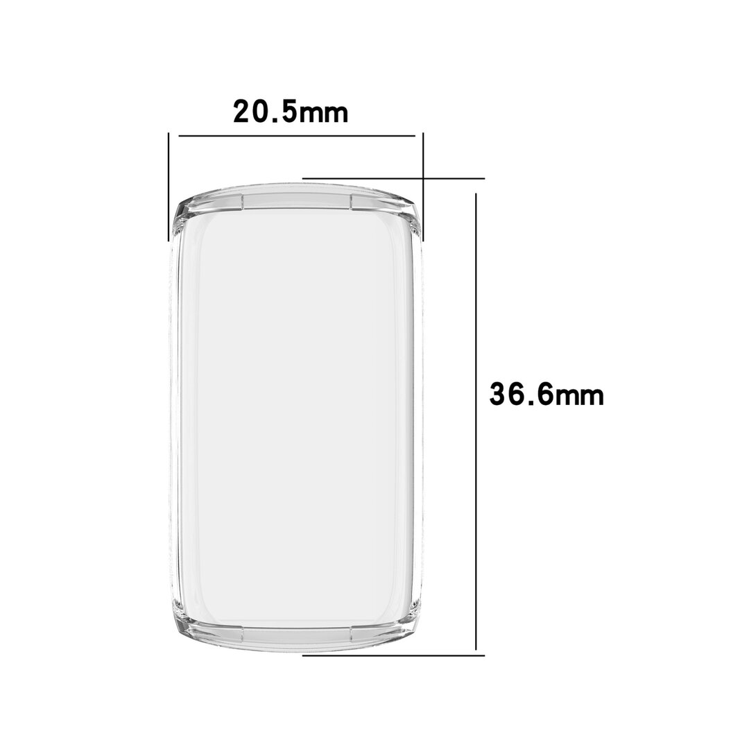 Fitbit Luxe - TPU-H&uuml;lle (vollst&auml;ndig gesch&uuml;tzt) - Transparent