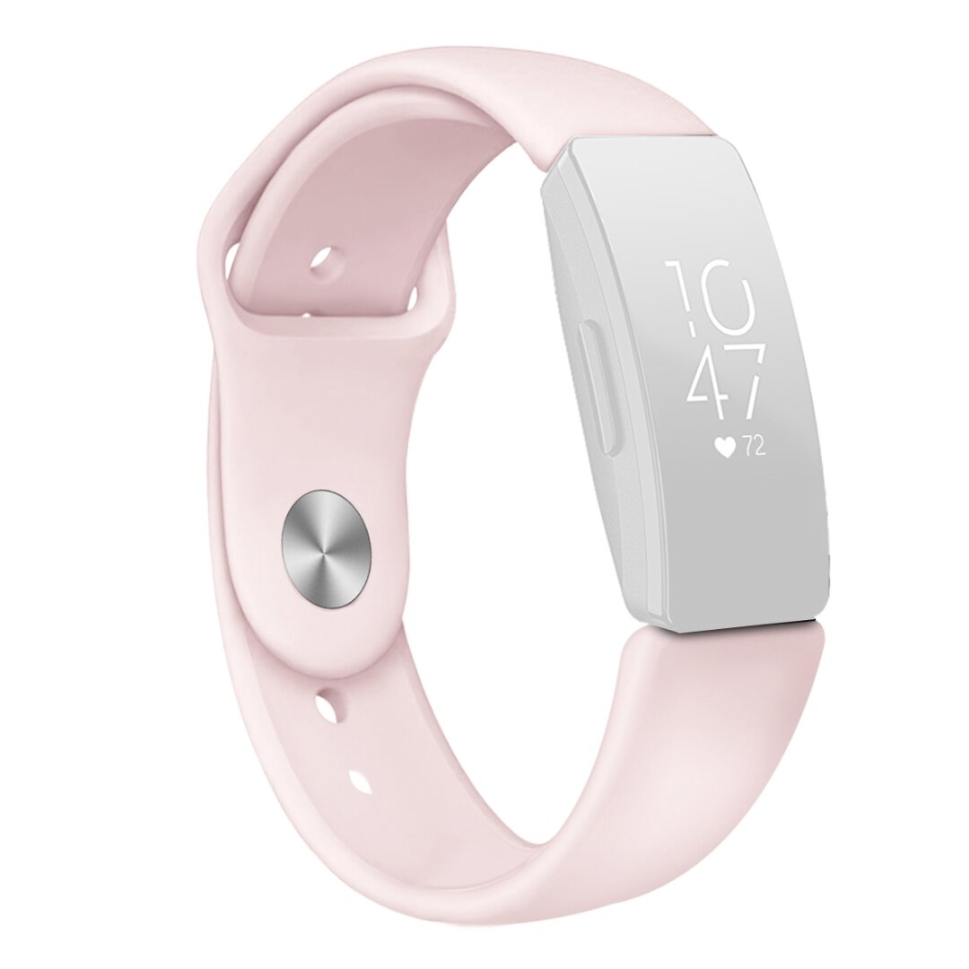 Fitbit Inspire 1 / HR / Ace 2 Silikonband - Gr&ouml;&szlig;e: Gro&szlig; - Sand Pink