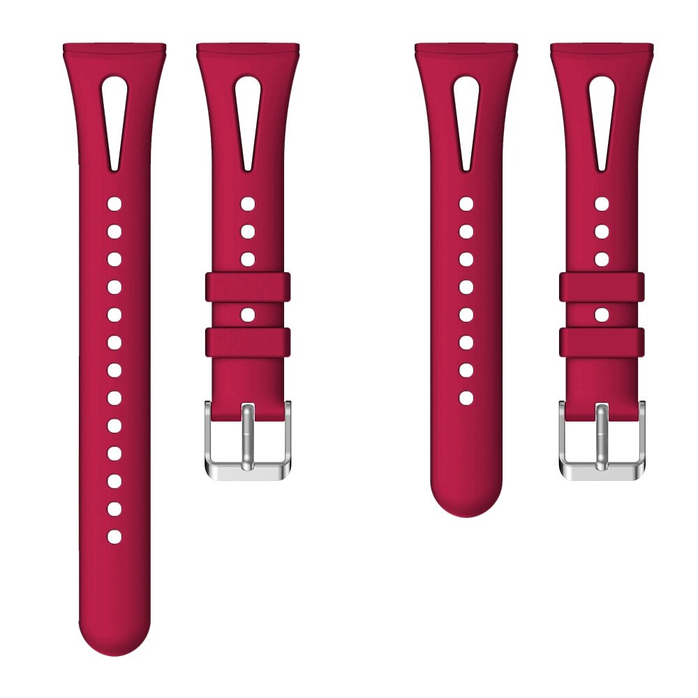 Fitbit Versa 3 &amp; 4 / Sense 1 &amp; 2 - Sportband Teardrop Design - Klein - Rot