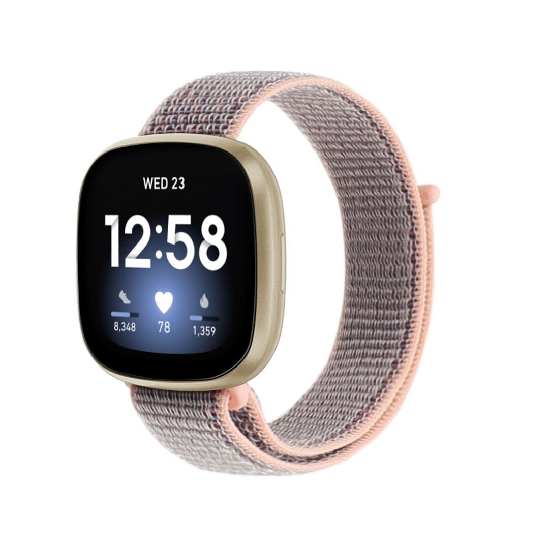 Fitbit Versa 3 &amp; Sense 1 - Sport Laufband - Sand Pink