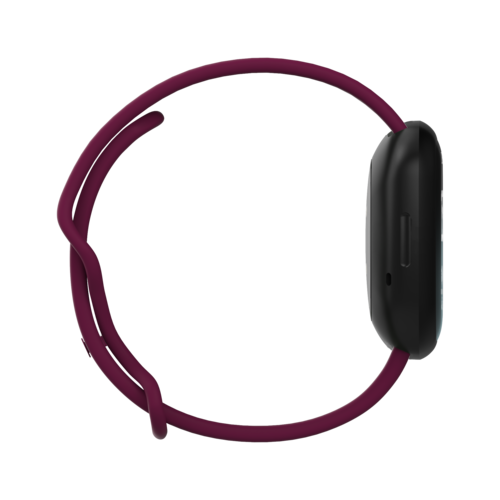 Fitbit Versa 3 &amp; 4 / Sense 1 &amp; 2 Sportarmband - Weinrot - Gr&ouml;&szlig;e: M/L