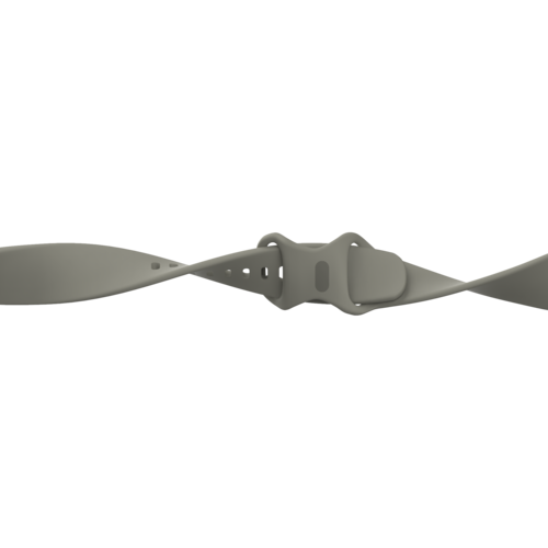 Fitbit Versa 3 &amp; 4 / Sense 1 &amp; 2 Sportarmband - Grau - Gr&ouml;&szlig;e: M/L