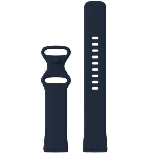 Fitbit Versa 3 &amp; 4 / Sense 1 &amp; 2 Sportarmband - Dunkelblau - Gr&ouml;&szlig;e: M/L