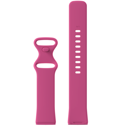 Fitbit Versa 3 &amp; 4 / Sense 1 &amp; 2 Sportarmband - Rosa - Gr&ouml;&szlig;e: S/M