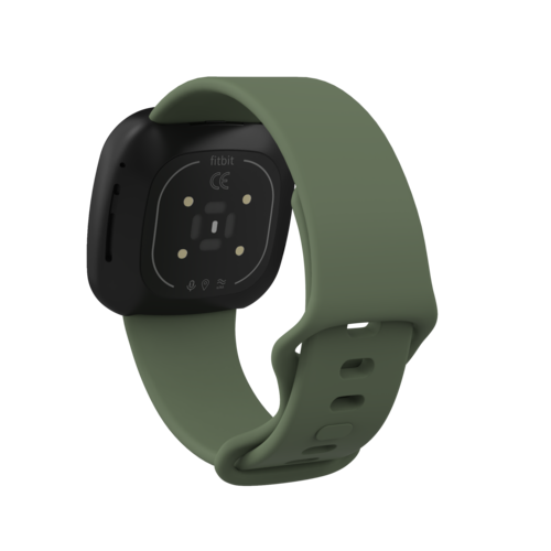 Fitbit Versa 3 &amp; 4 / Sense 1 &amp; 2 Sportarmband - Gr&uuml;n - Gr&ouml;&szlig;e: S/M