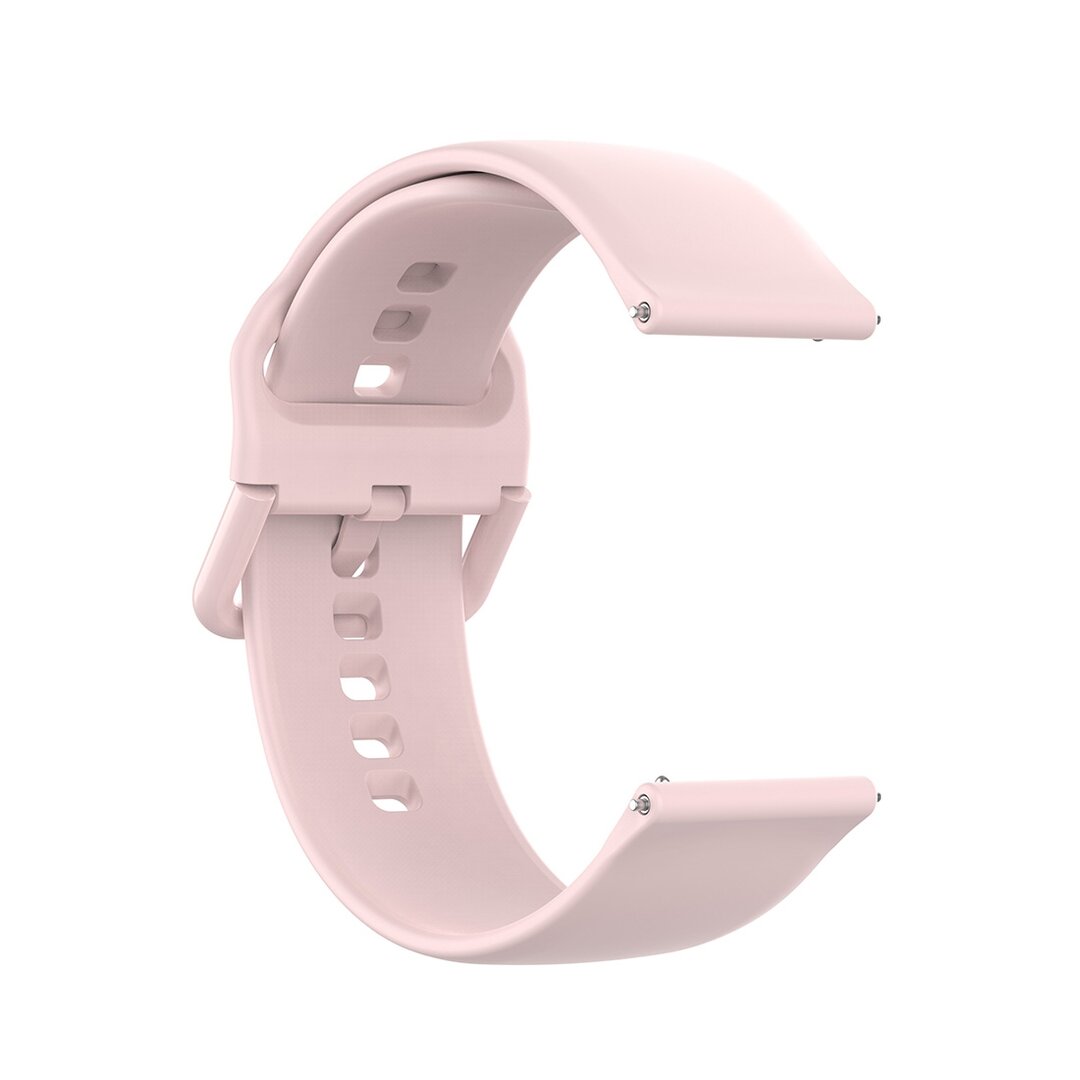Fitbit Versa 1 / 2 &amp; Lite Silikon-Sportband mit Schnallenverschluss - Pink - Gr&ouml;&szlig;e: Large