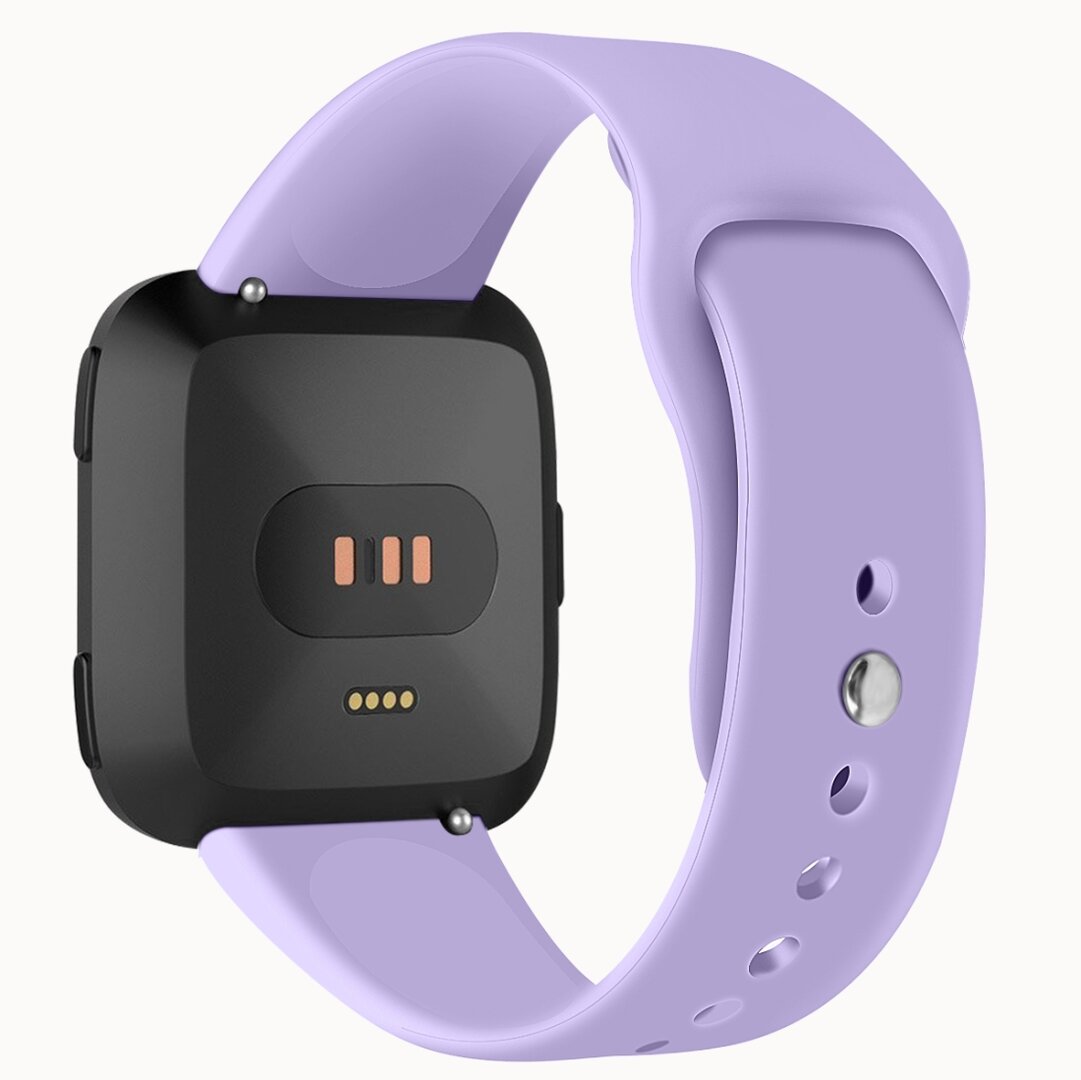Fitbit Versa 1/ 2 &amp; Lite Silikonband - Gr&ouml;&szlig;e: Klein - Flieder