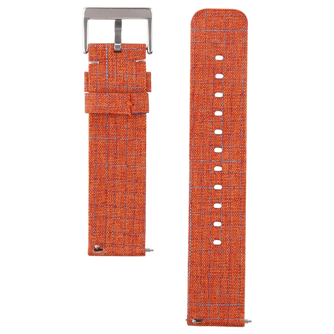 Canvas Band Fitbit Versa 1 / 2 &amp; Lite - Hell Orange
