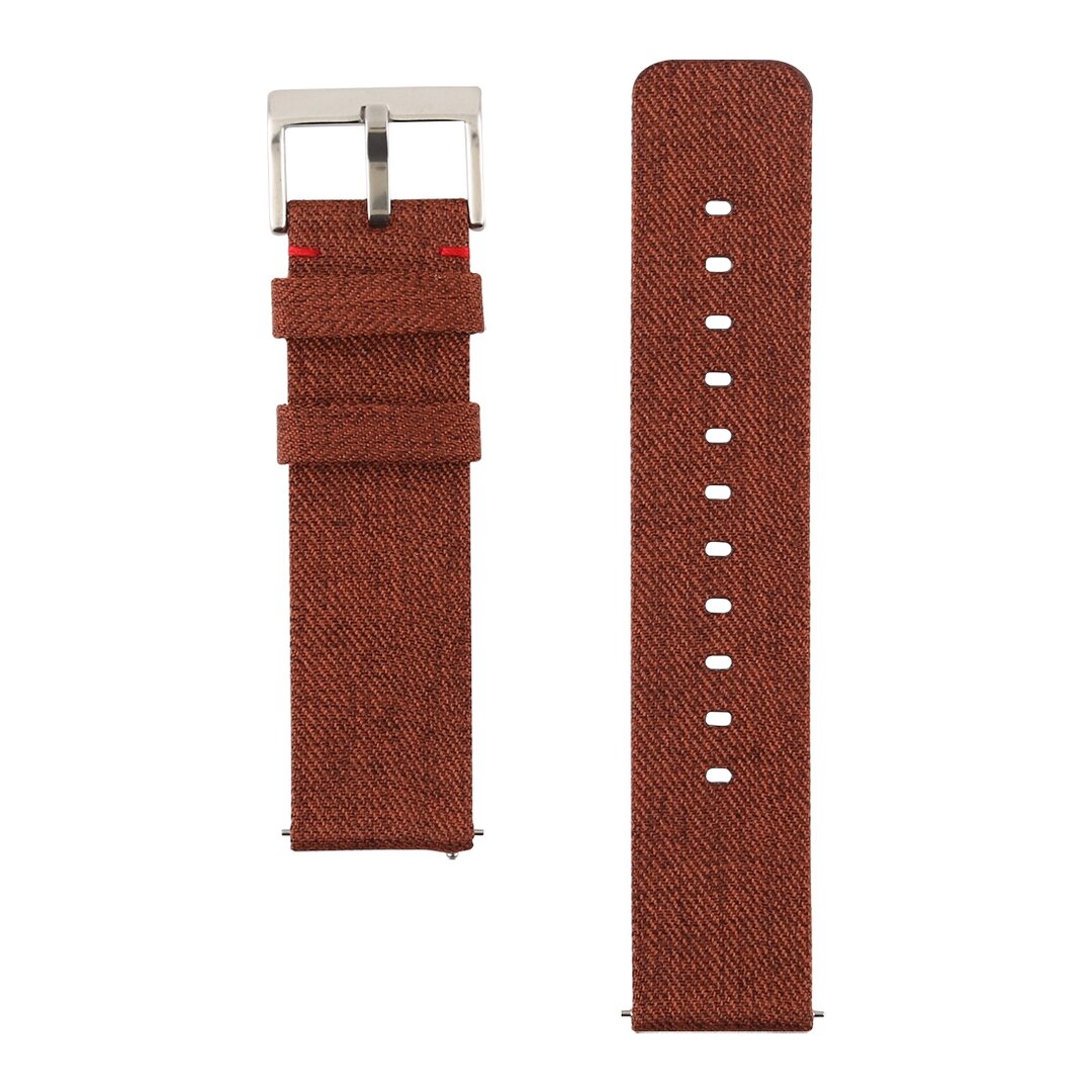 Canvas Band Fitbit Versa 1 / 2 &amp; Lite - Braun