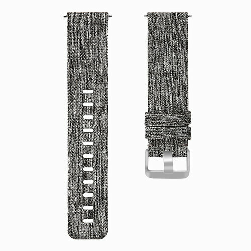Canvas Band Fitbit Versa 1 / 2 &amp; Lite- Grau