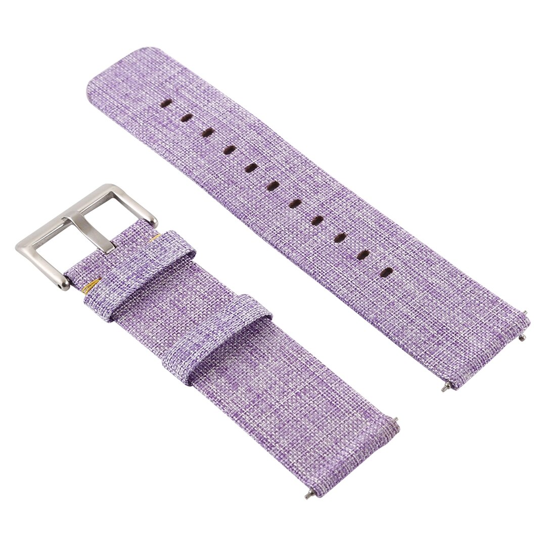 Canvas Band Fitbit Versa 1 / 2 &amp; Lite - Lila