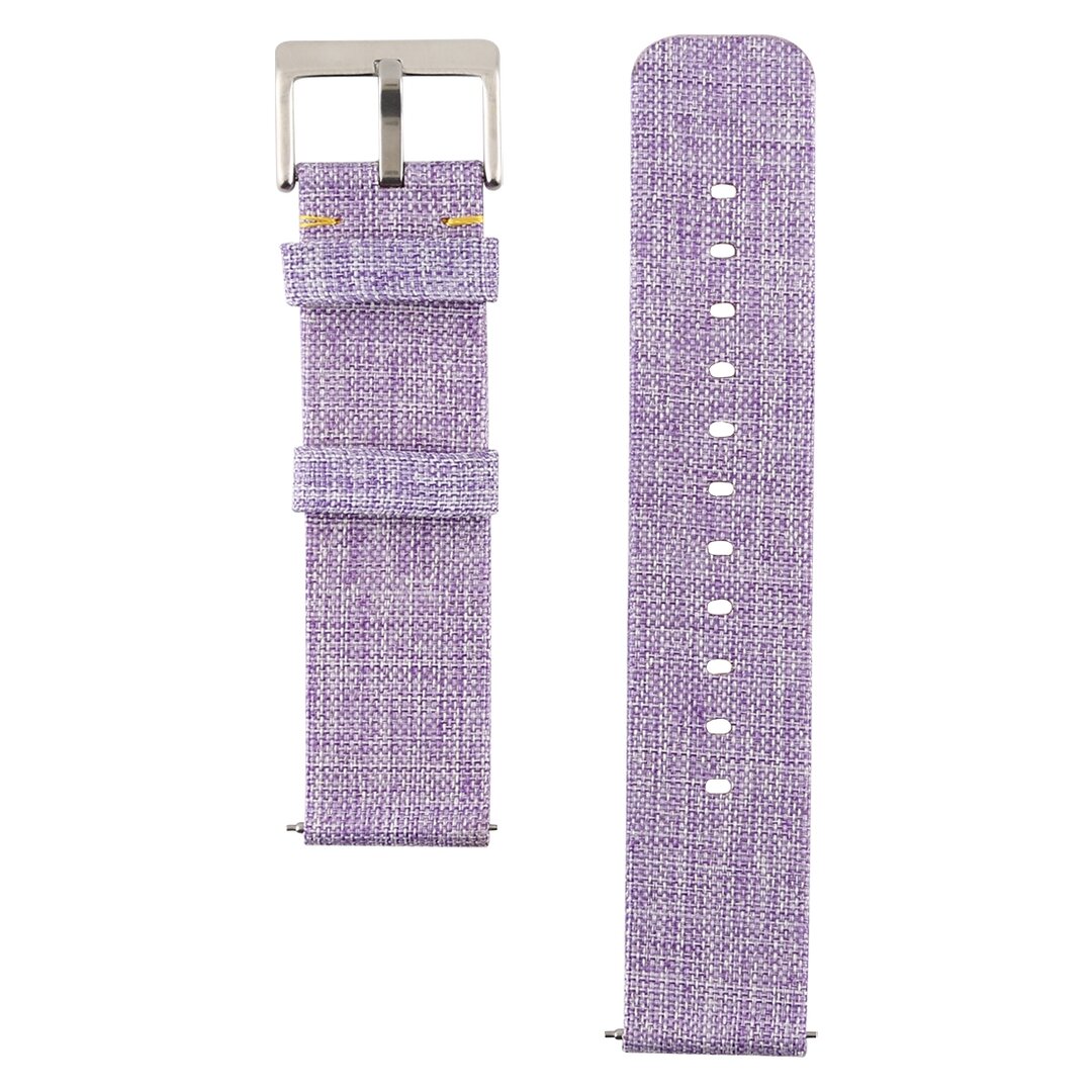 Canvas Band Fitbit Versa 1 / 2 &amp; Lite - Lila