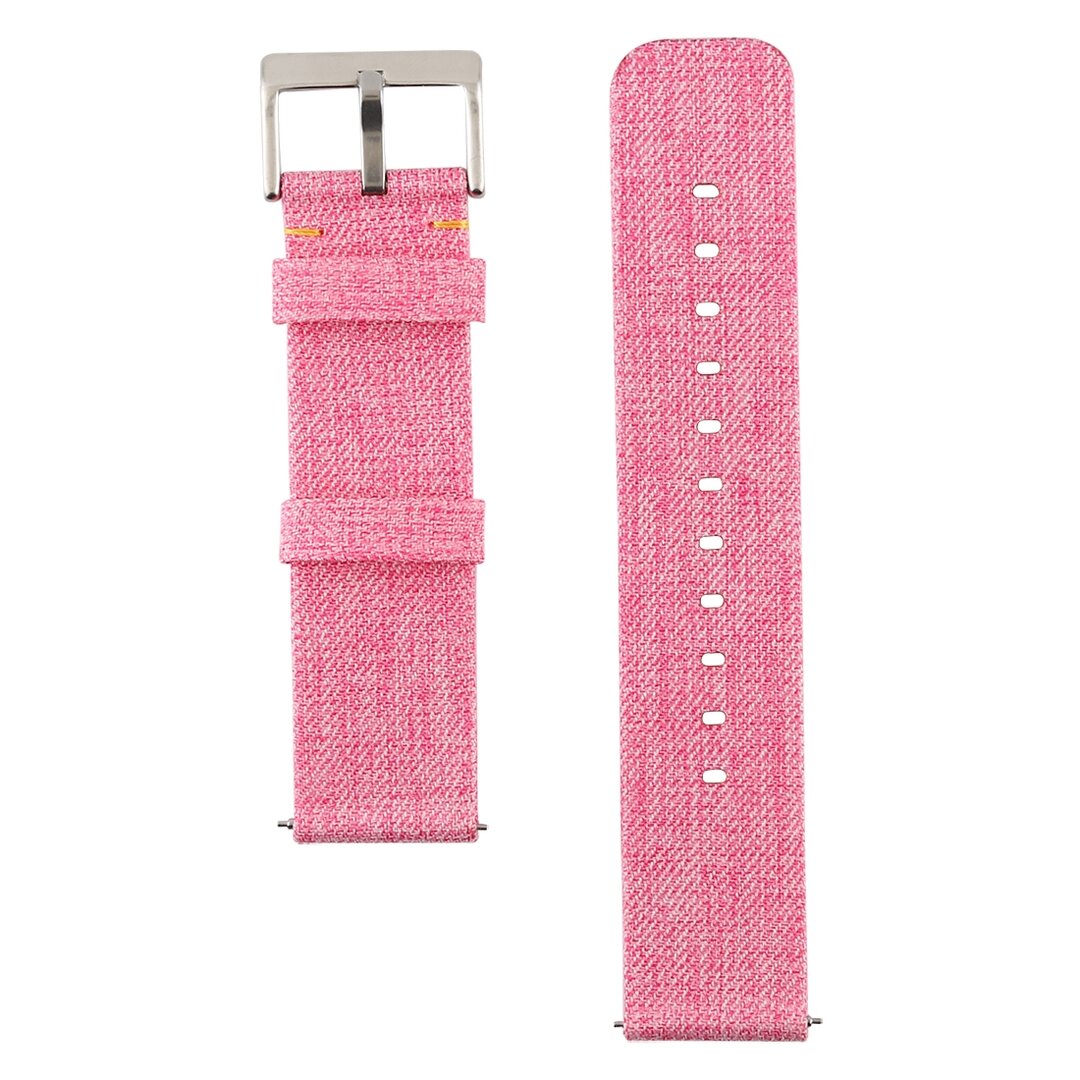 Canvas Band Fitbit Versa 1 / 2 &amp; Lite - Rosa