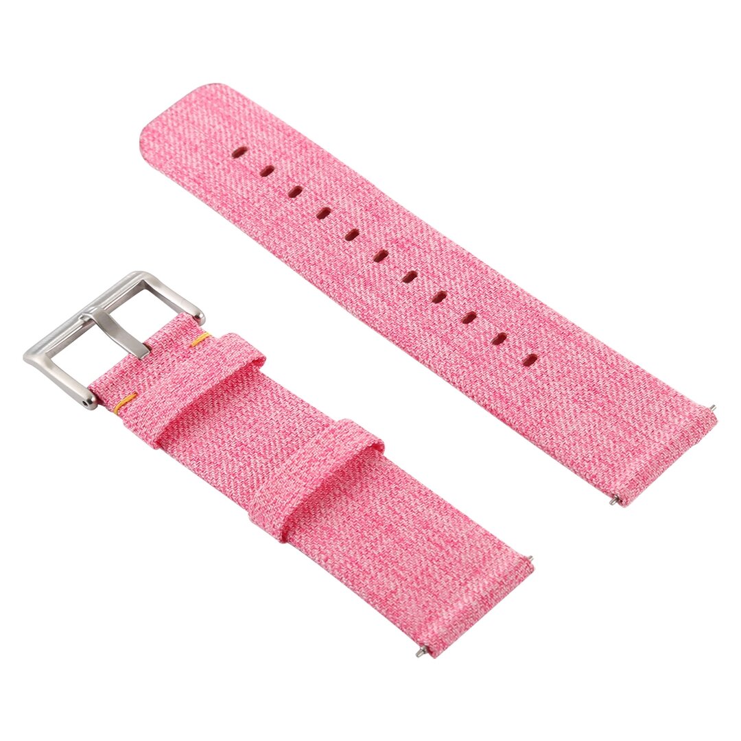 Canvas Band Fitbit Versa 1 / 2 &amp; Lite - Rosa