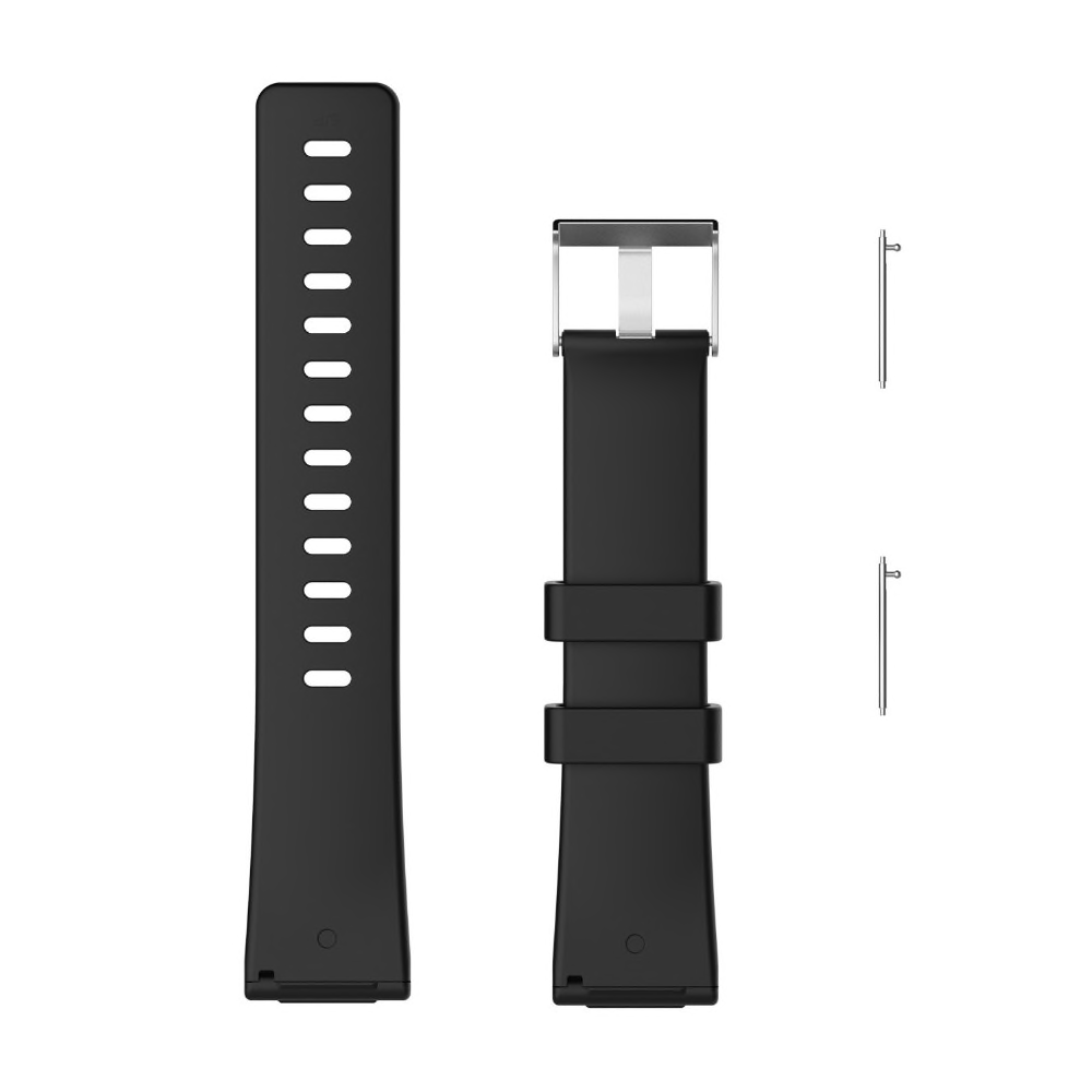 Fitbit Versa 1 / 2 &amp; Lite Gummi-Sportband - Schwarz