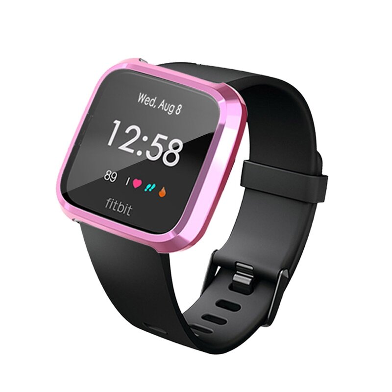 Fitbit Versa Lite Soft TPU Fall (vollst&auml;ndig gesch&uuml;tzt) - Rosa