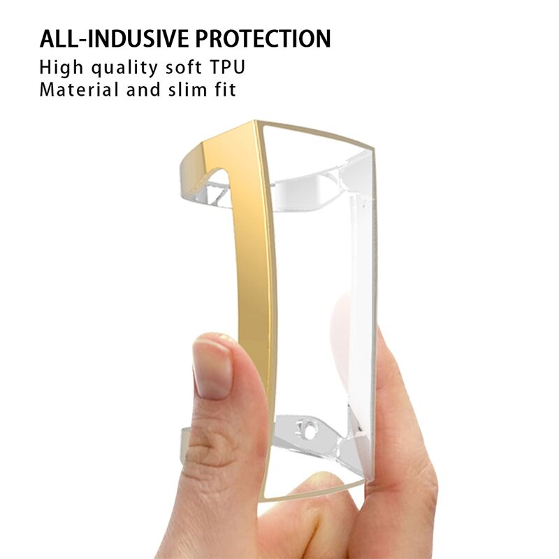 Fitbit Charge 3 &amp; 4 Tasche (vollst&auml;ndig gesch&uuml;tzt) - Gold