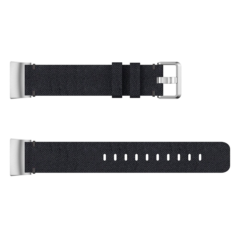 Fitbit Charge 3 &amp; 4 Nylonband - Schwarz