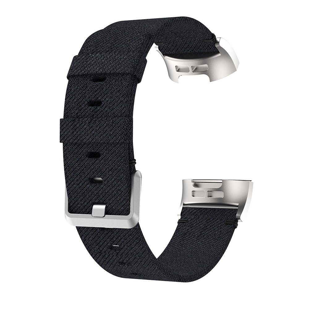 Fitbit Charge 3 &amp; 4 Nylonband - Schwarz
