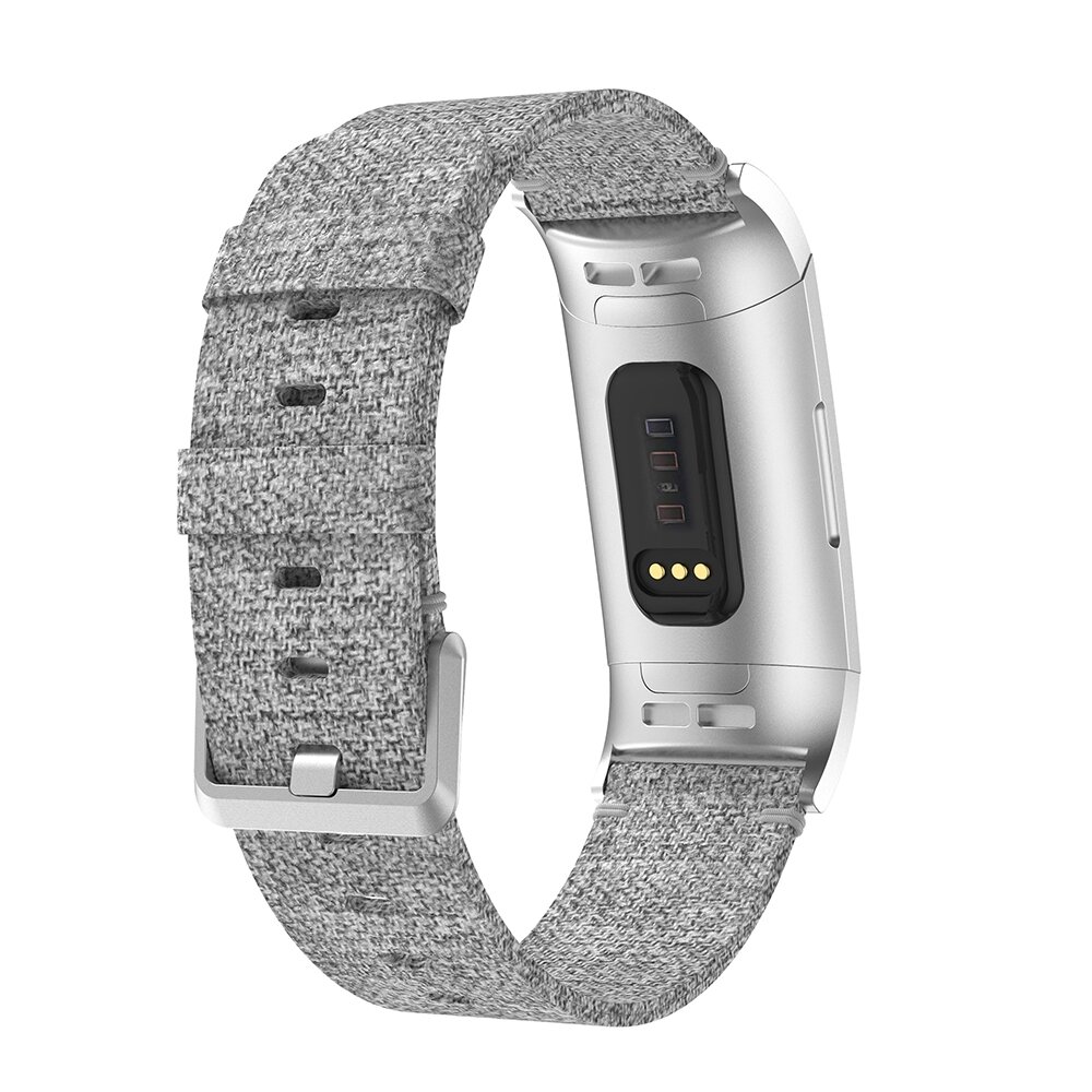 Fitbit Charge 3 &amp; 4 Nylonband - Grau