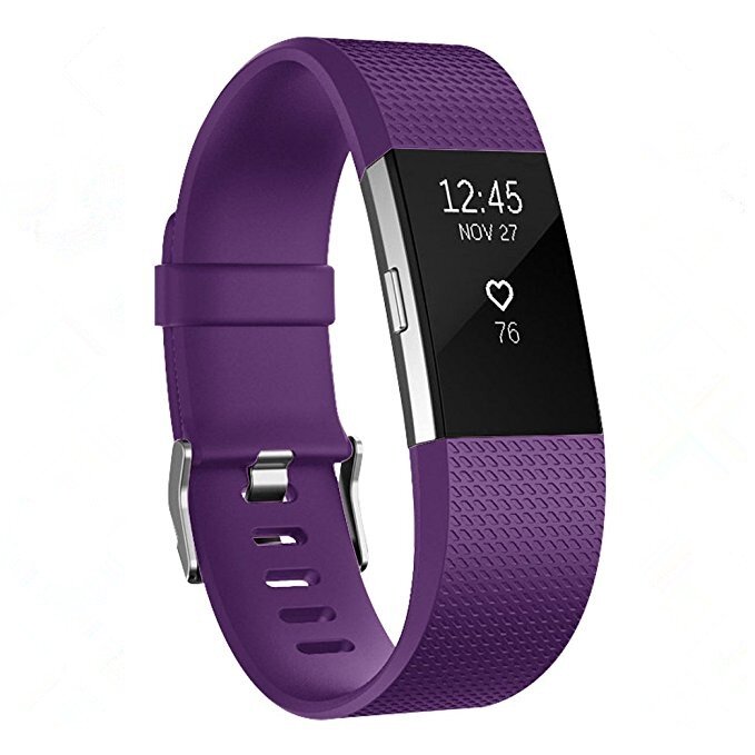 Fitbit Charge 2 Sportband - Gr&ouml;&szlig;e: Klein - Lila