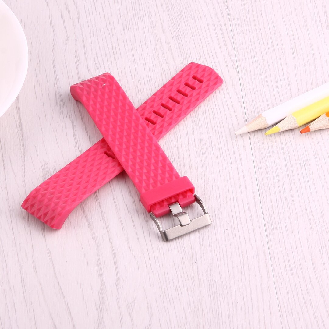 Fitbit Charge 2 Silikonband - Gr&ouml;&szlig;e: Klein - Magenta