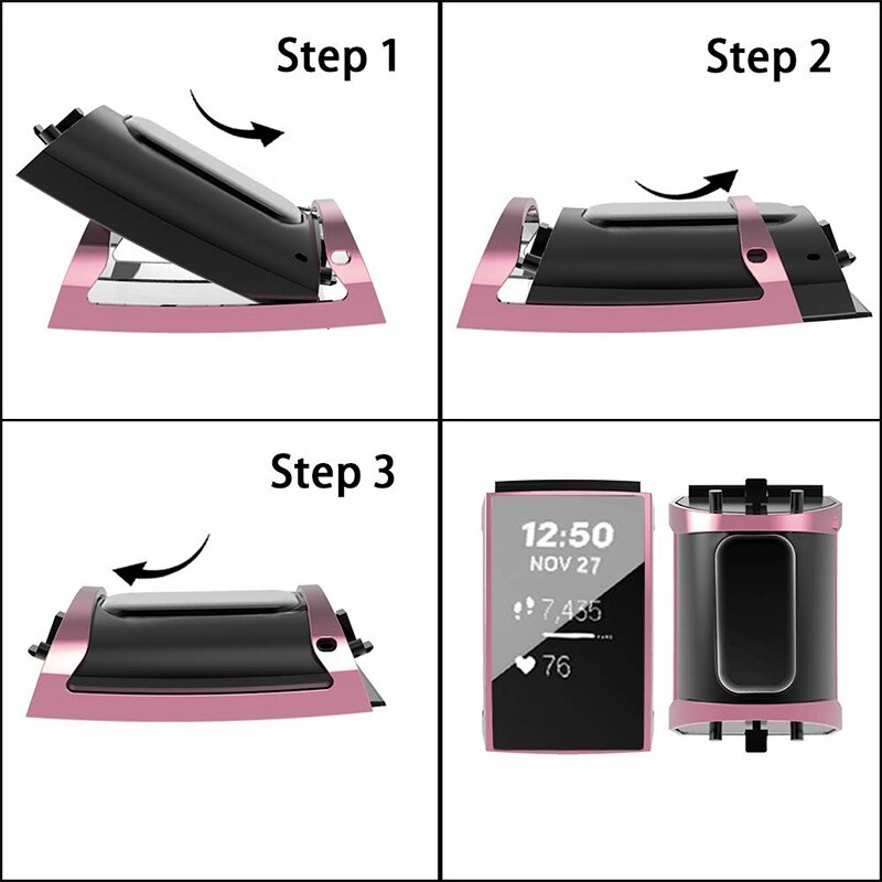 Fitbit Charge 2 TPU-H&uuml;lle (vollst&auml;ndig gesch&uuml;tzt) - Gold